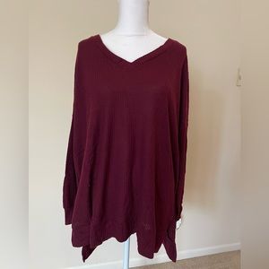 Long sleeve knit shirt